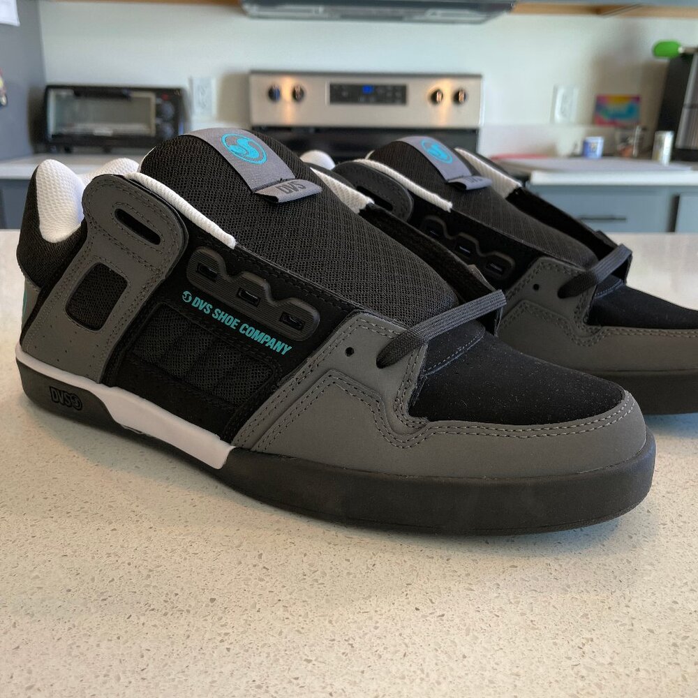 DVS Comanche 2.0+ - Gray / Black / Teal - Size 12